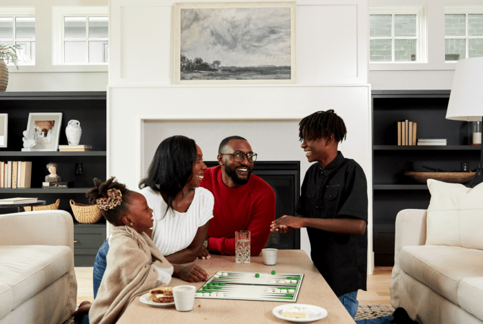 Family in Wheeler District Home