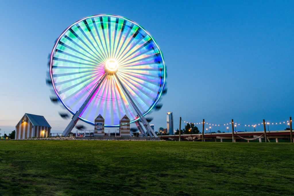 Wheeler District Ferris Wheel OKC