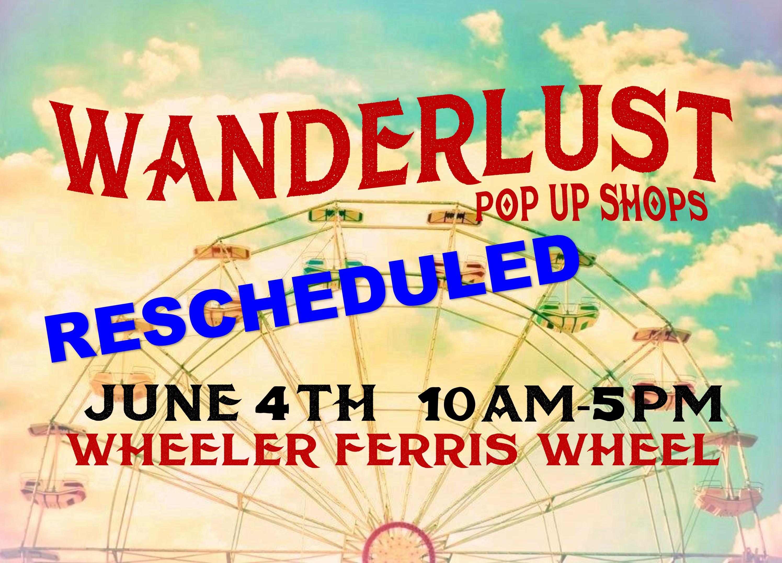 Wanderlust Pop Up Shops Spring