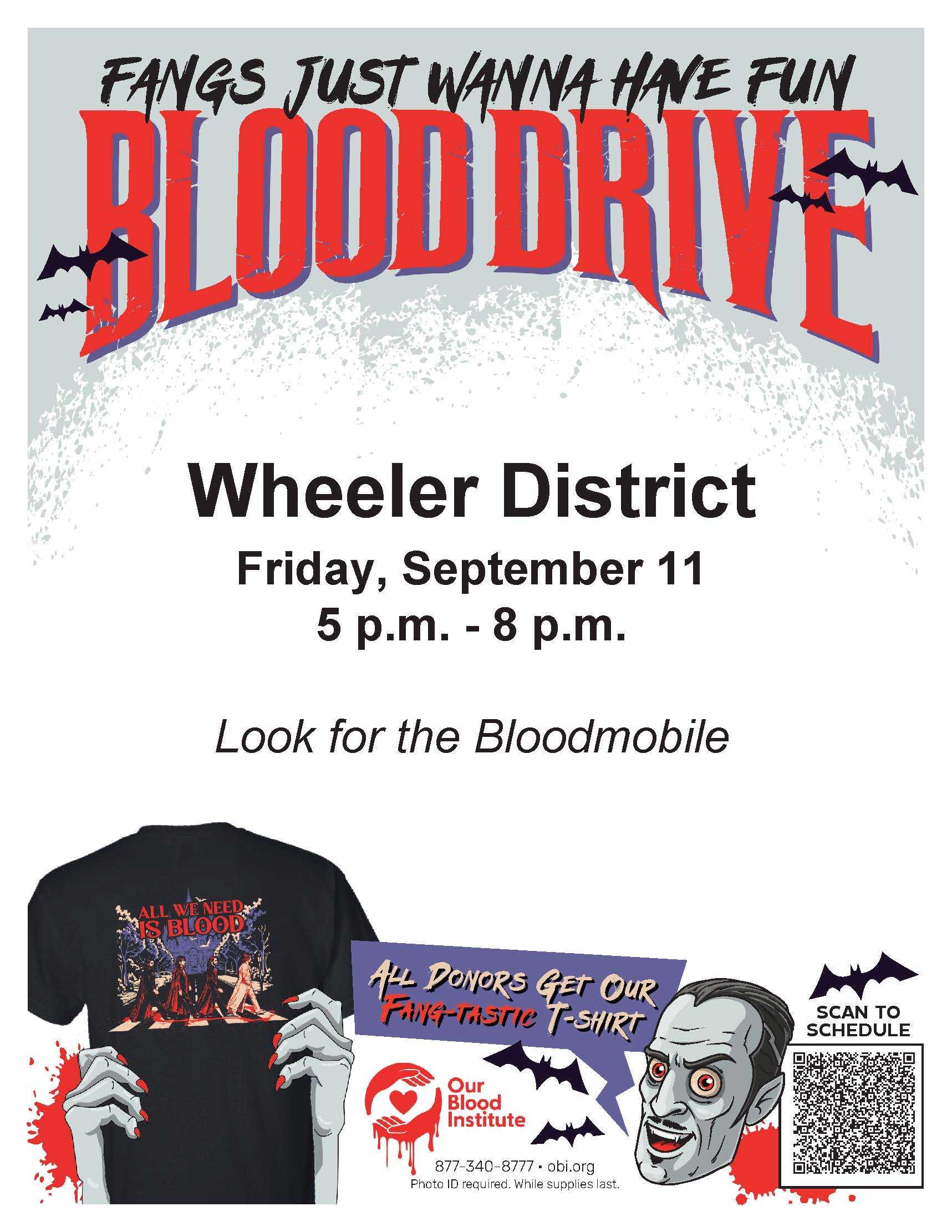 Wheeler District Blood Drive